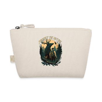 Jäger mit Tieren im Wald - Bio-Täschchen - Natur - Vorne