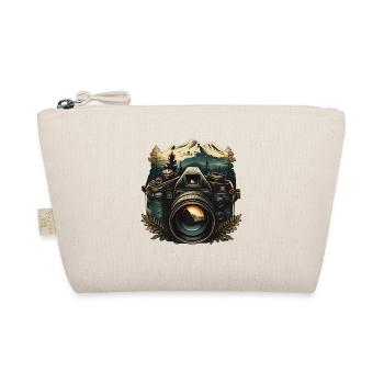 Camera in the mountains - Organic Pouch - nature - Front