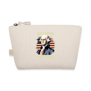 Buckle up or get clapped George - Organic Pouch - nature - Front