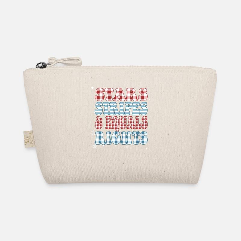 Star stripes and equality Organic Pouch