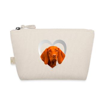 Dog Lovers - Dogs Heart - Vizsla - Organic Pouch - nature - Front