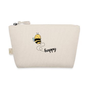 Bee Happy - Organic Pouch - nature - Front