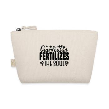 Gardening fertilizes my soul working in the garden - Organic Pouch - nature - Front