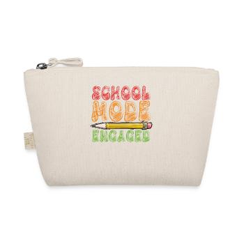 School Mode Enabled White - Organic Pouch - nature - Front