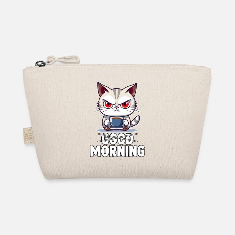 Chats disant matin mouflé chemise de sommeil chats Trousse biologique