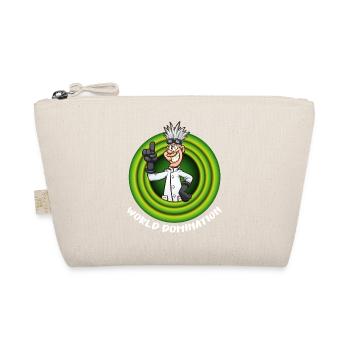 World Domination - mad scientist - Organic Pouch - nature - Front