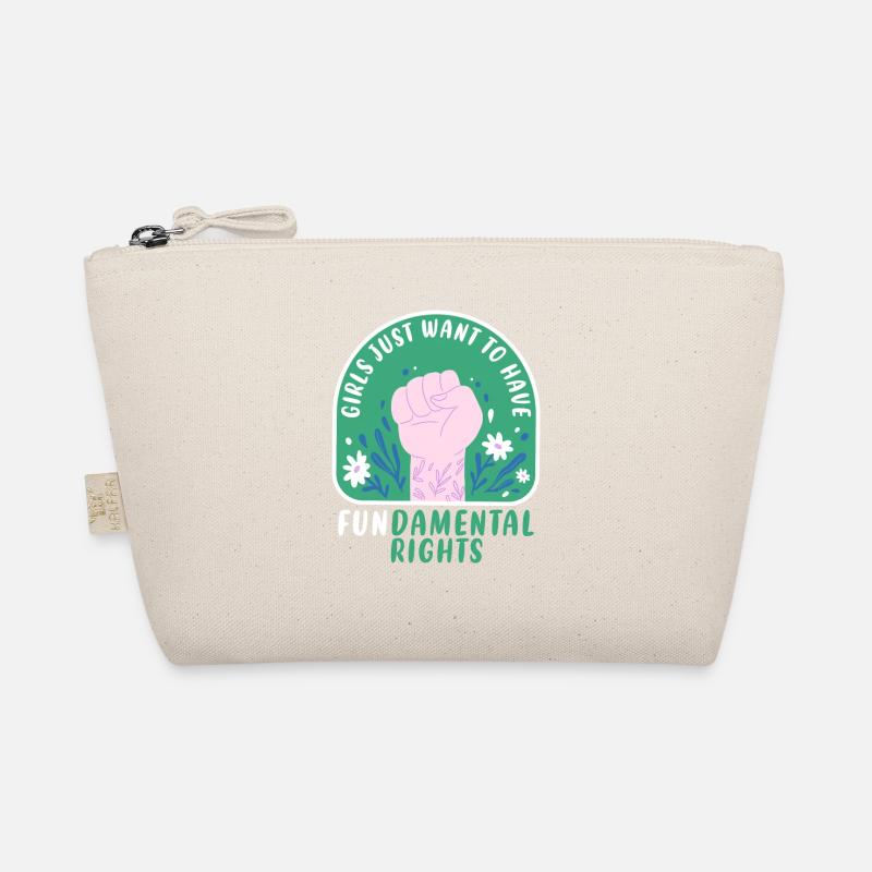 Girls Just want to Have Basic Human Rights Organic Pouch