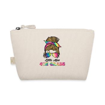 4th Grade Little Miss Messy Bun Tie Dye Back To - Trousse biologique - nature - Devant