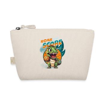 Basketball Dino T-Rex Player Sports Comic Cartoon - Trousse biologique - nature - Devant