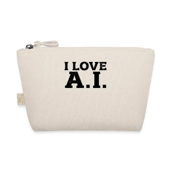 I Love Ai - Machine Learning Artificial Intelligen - Organic Pouch - nature - Front
