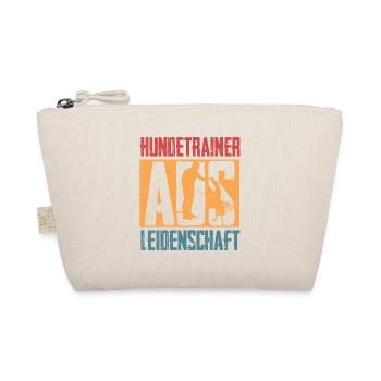 Hundetrainer aus Leidenschaft Hundetraining Hundes - Bio-Täschchen - Natur - Vorne