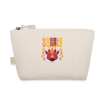 Gobble Gobble Y'all Happy Turkey Day Funny Thanks - Organic Pouch - nature - Front