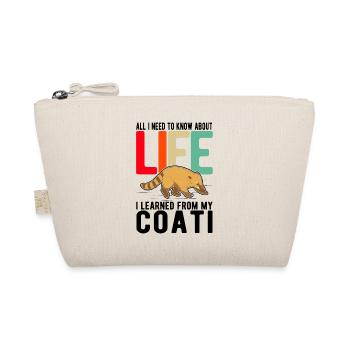 Coati Gift Proboscis Bear Coati - Organic Pouch - nature - Front