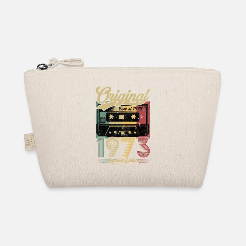 Vintage Jubiläum 1973 Retro Kassette Bio-Täschchen