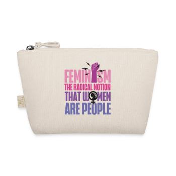 Feminist Feminism The Radical - Organic Pouch - nature - Front