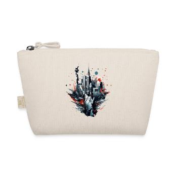 New York City Statue of Liberty skyscraper - Organic Pouch - nature - Front