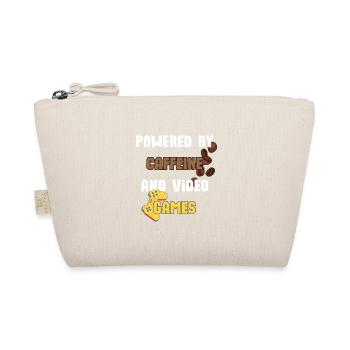 Powered by Caffeine and Video Games - Organic Pouch - nature - Front