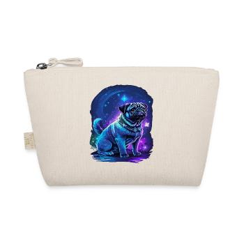 Chien carlin aux couleurs fluo - Trousse biologique - nature - Devant