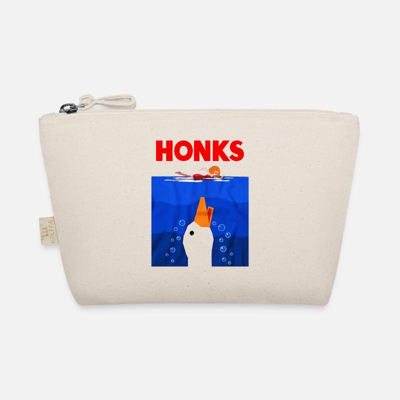 Honk Jaws Funny Goose Duck Organic Pouch
