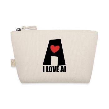 Artificial Intelligence - I love AI - Digital - Organic Pouch - nature - Front