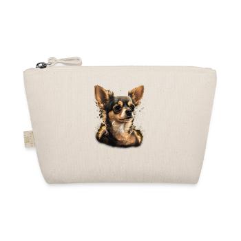 Chihuahua - Chien Mignon Jaune Or Couleur Amour - Trousse biologique - nature - Devant