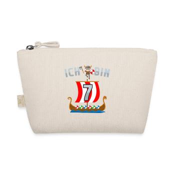 Nordmänner Barbaren 6. Geburtstag Wikinger - Bio-Täschchen - Natur - Vorne