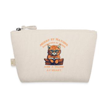 Chat avec livre - Trousse biologique - nature - Devant