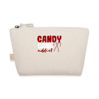 Candy Cane Addict Funny Christmas Love - Organic Pouch - nature - Front