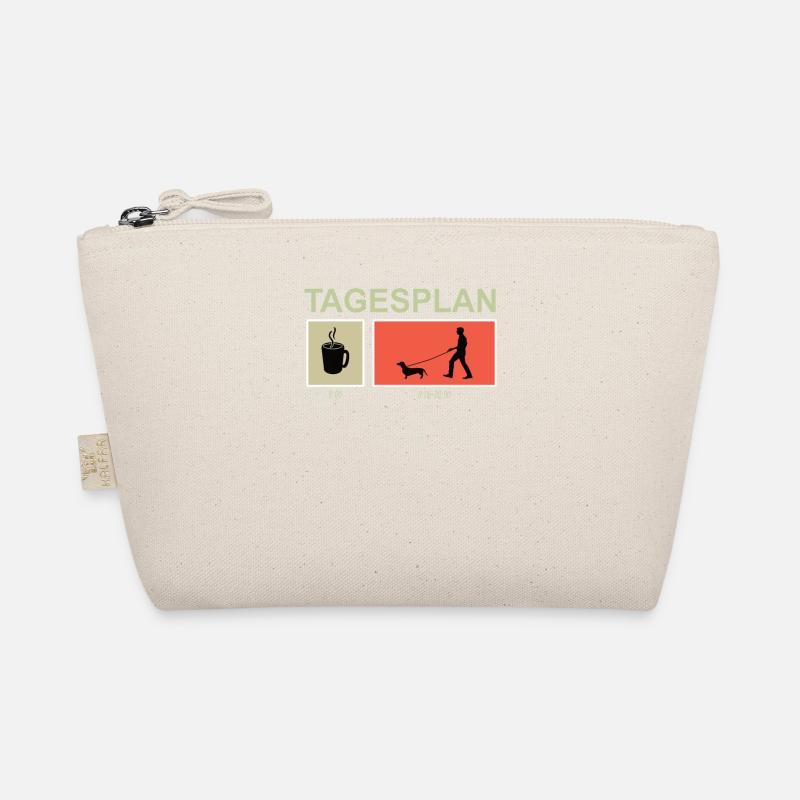 Hund Dackel Hundebesitzer Geschenkidee Bio-Täschchen