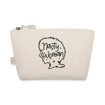 Feminist Nasty Woman - Organic Pouch - nature - Front