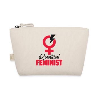 Feminist Radical Feminist - Organic Pouch - nature - Front