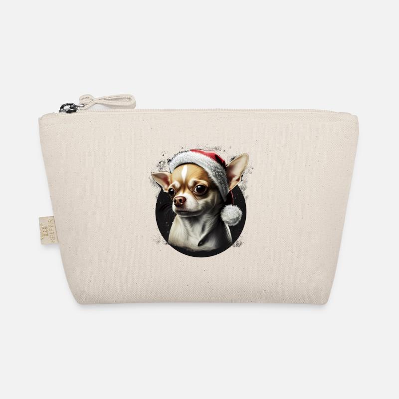 Chihuahua | Joyeux Noël | Sapin de Noël Chien Trousse biologique