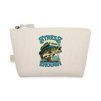 Serenity Through Fishing - Organic Pouch - nature - Front