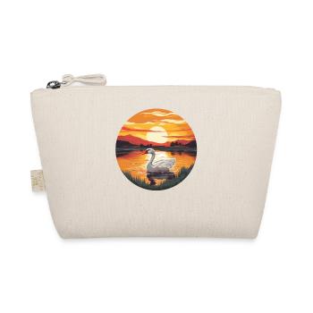 Retro Vintage Duck sunset Farm Animal Duck Lover - Organic Pouch - nature - Front