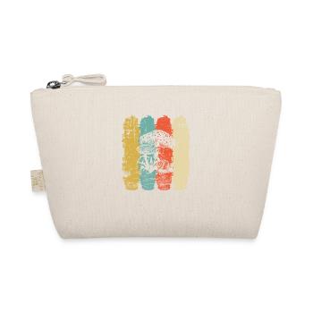 Pilz Pilze Steinpilz Fliegenpilz Retro Geschenk - Bio-Täschchen - Natur - Vorne