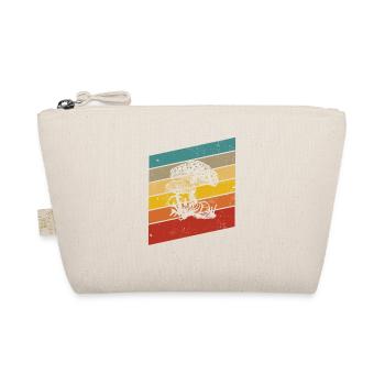 Pilz Pilze Steinpilz Fliegenpilz Retro Geschenk - Bio-Täschchen - Natur - Vorne