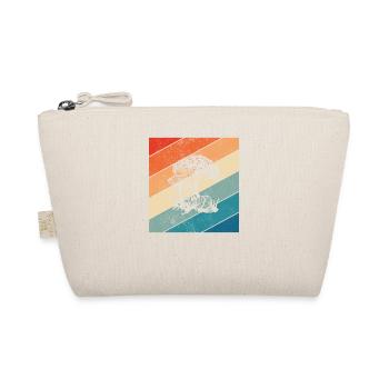 Pilz Pilze Steinpilz Fliegenpilz Retro Geschenk - Bio-Täschchen - Natur - Vorne