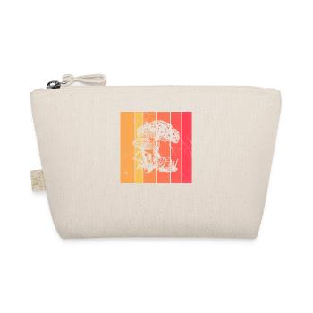Pilz Pilze Steinpilz Fliegenpilz Retro Geschenk - Bio-Täschchen - Natur - Vorne