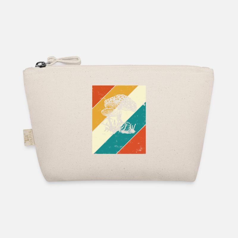 Mushroom Retro Mushrooms Porcini Mushroom Toadstool Gift Organic Pouch