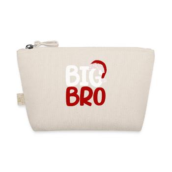 Big Bro Santa Brother Christmas Family Matching - Organic Pouch - nature - Front