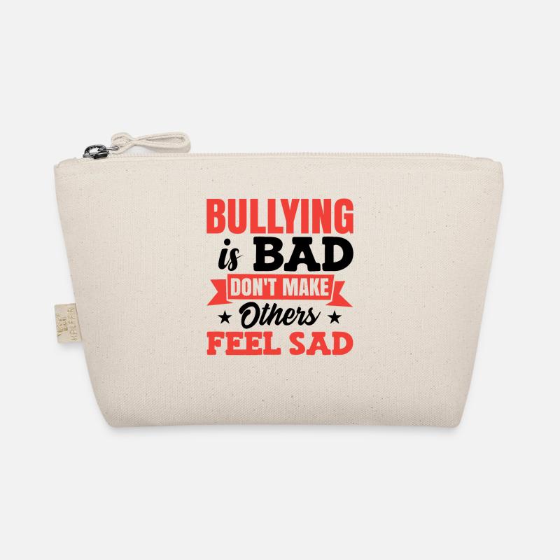 Geschenk zum Tag der Einheit Anti-Mobbing-Bewusstseinsmonat - Bio-Täschchen - Natur
