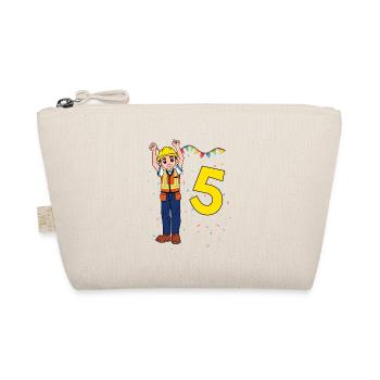 Avec ouvrier de la construction - anniversaire des garçons 5 ans - Trousse biologique - nature - Devant