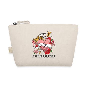 Cool Mom - Mom Tattoo - Organic Pouch - nature - Front