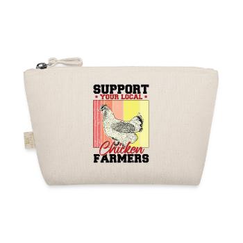 Support Your Local Chicken Farmers - Organic Pouch - nature - Front