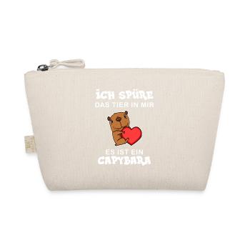 Capybara Wasserschwein Capybaras - Bio-Täschchen - Natur - Vorne