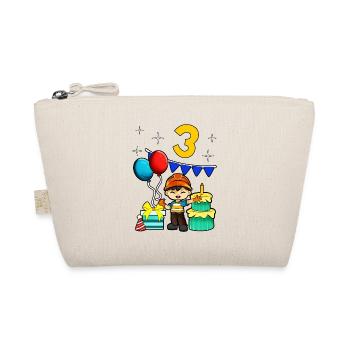 Avec ouvrier du bâtiment - Anniversaire des garçons 3 ans - Trousse biologique - nature - Devant