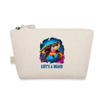 Life's a beach - Organic Pouch - nature - Front