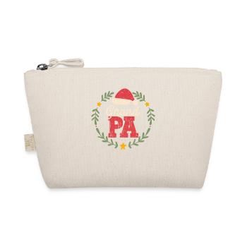 Grand-père Père Noël Famille Pyjama assorti - Trousse biologique - nature - Devant