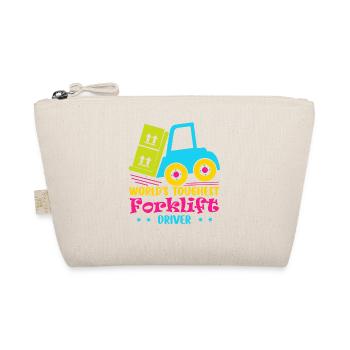 World's Toughest Forklift Driver Forklift Operator - Organic Pouch - nature - Front