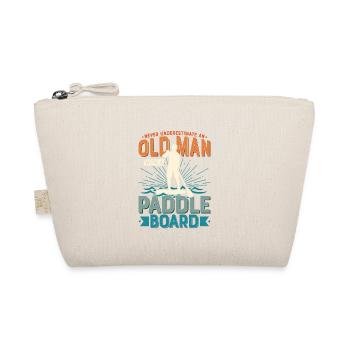 Never Underestimate An Old Man With A Paddle Board - Organic Pouch - nature - Front